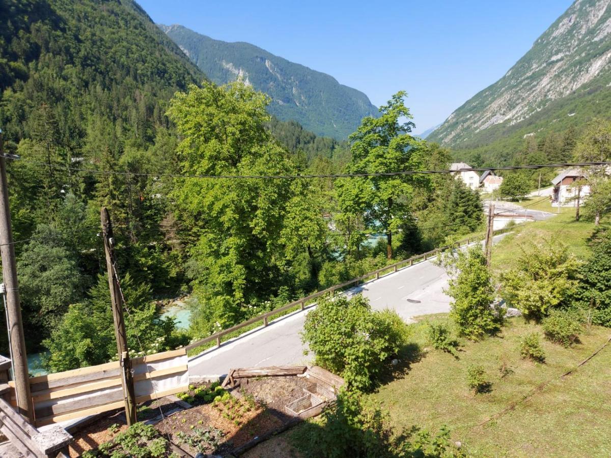 Gostisce Andrejc Hotell Soča Eksteriør bilde