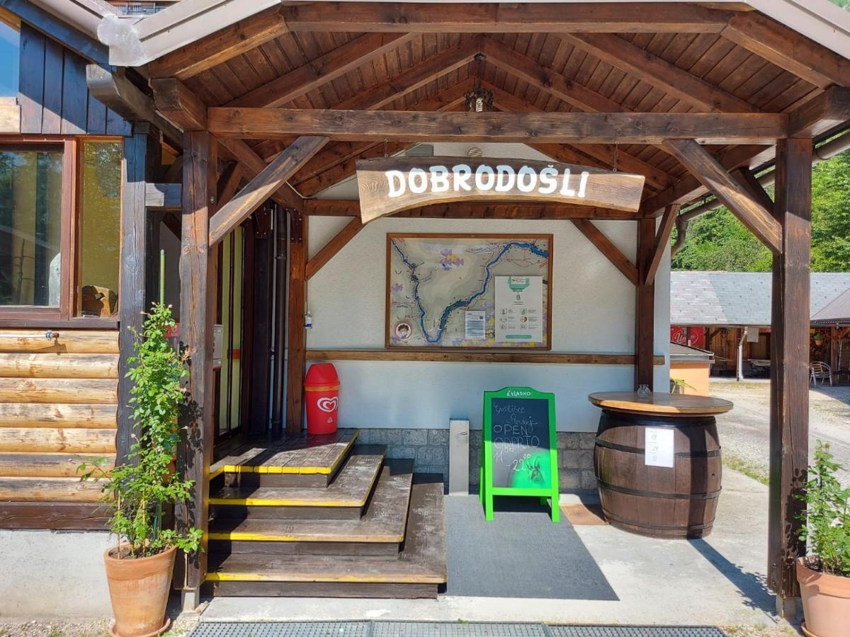 Gostisce Andrejc Hotell Soča Eksteriør bilde